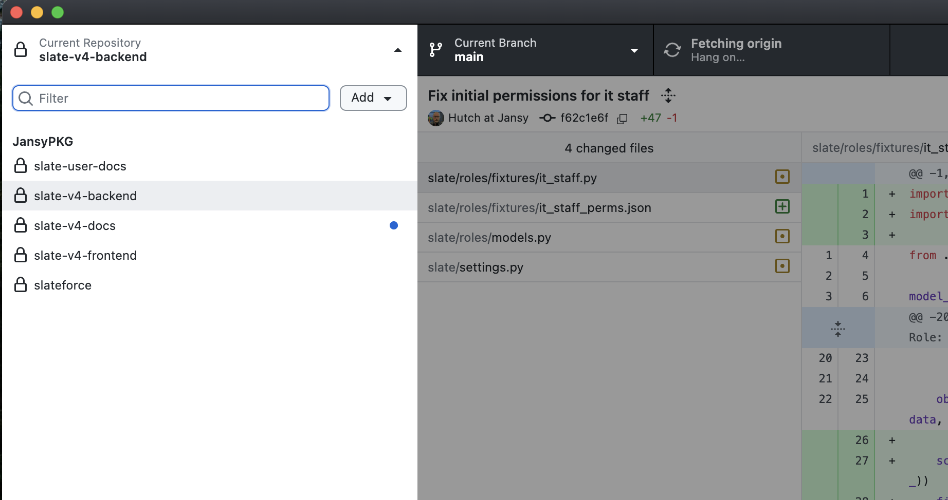 Github Repo Dropdow